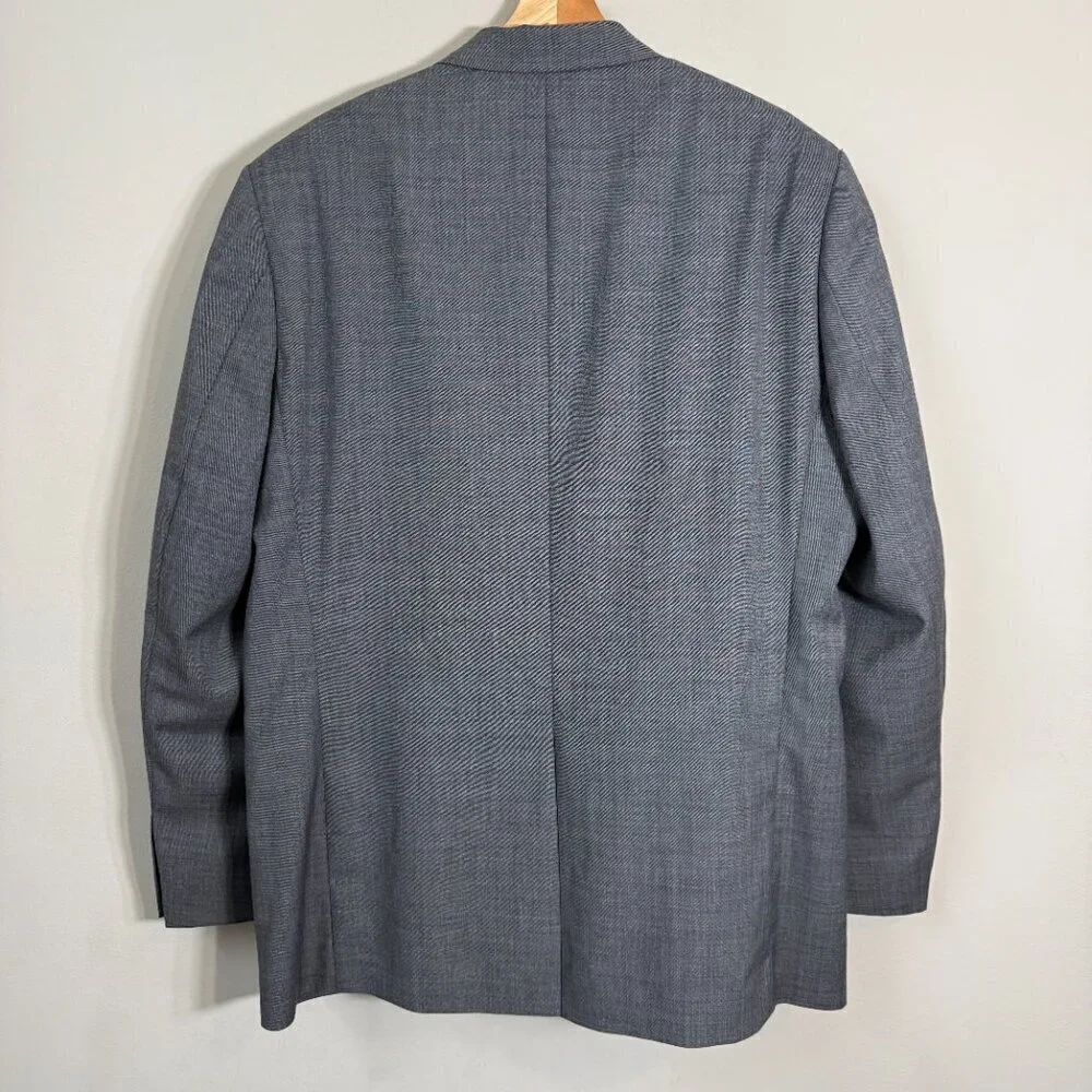 Michael Kors Wool Sport Coat Dinner Jacket Blazer Men 44L Gray Career Formal NWT